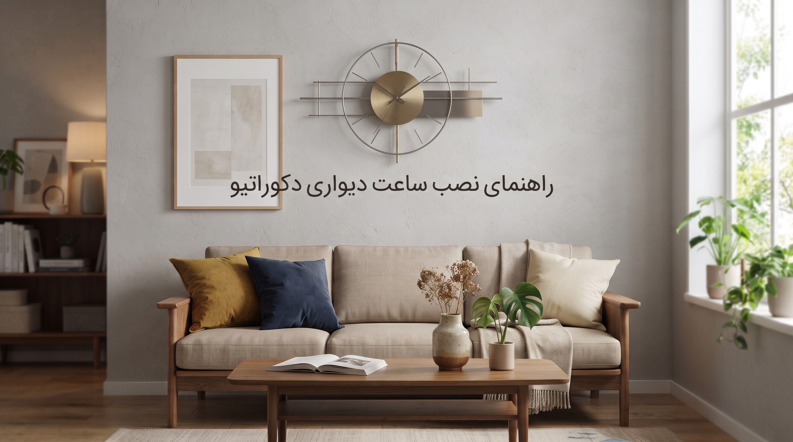 بهترین فضا برای نصب ساعت دیواری